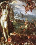 Joachim Wtewael Perseus and Andromeda oil painting